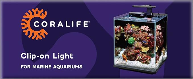 Coralife Aquarium Fish Tank Marine Salt Water Clip-On LED Light