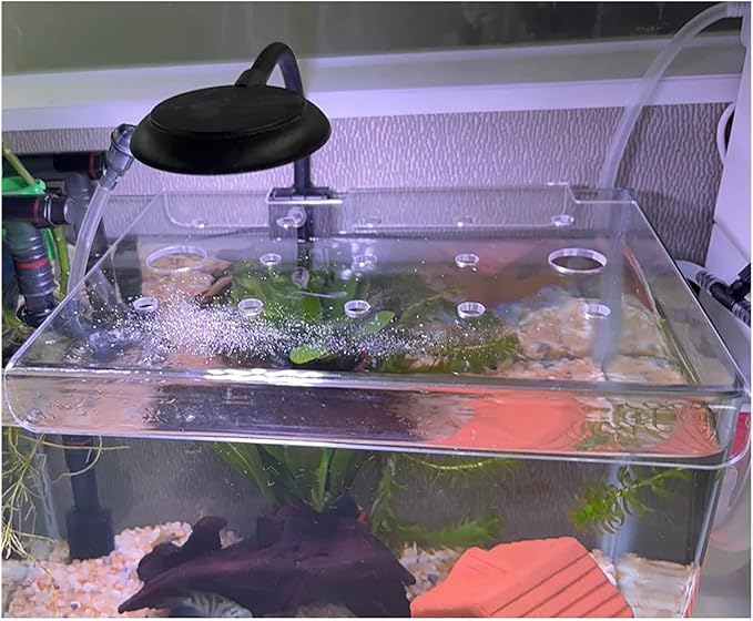 Rectangle Acrylic Fish Tank Lid/Aquarium Lid Tank Hood Top Cover, Ventilation Transparency Fish Reptiles Anti-Jumping Cover/Plastic Grid Panel
