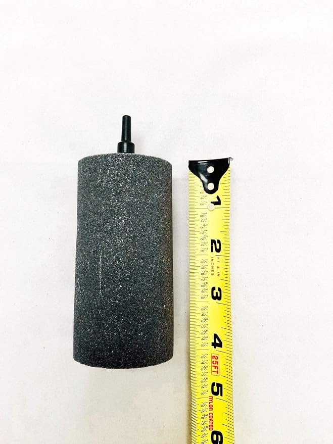 ViaAqua 2"x 4" Cylinder Round Air Stone Diffuser Oxygen Hydroponics Aquarium Water Tank (1PC)