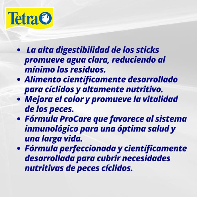 Tetra TetraCichlid Floating Cichlid Sticks 11.3 Ounces, Pond Fish Food, Nutritionally Balanced (Pack of 2)