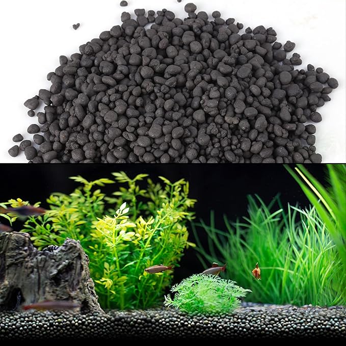 1000g Aquarium Soil, Water Grass Mud, Aquarium Fish Tank Mud, Fish Bottom Water Grass Seeds Plant Sand Mud