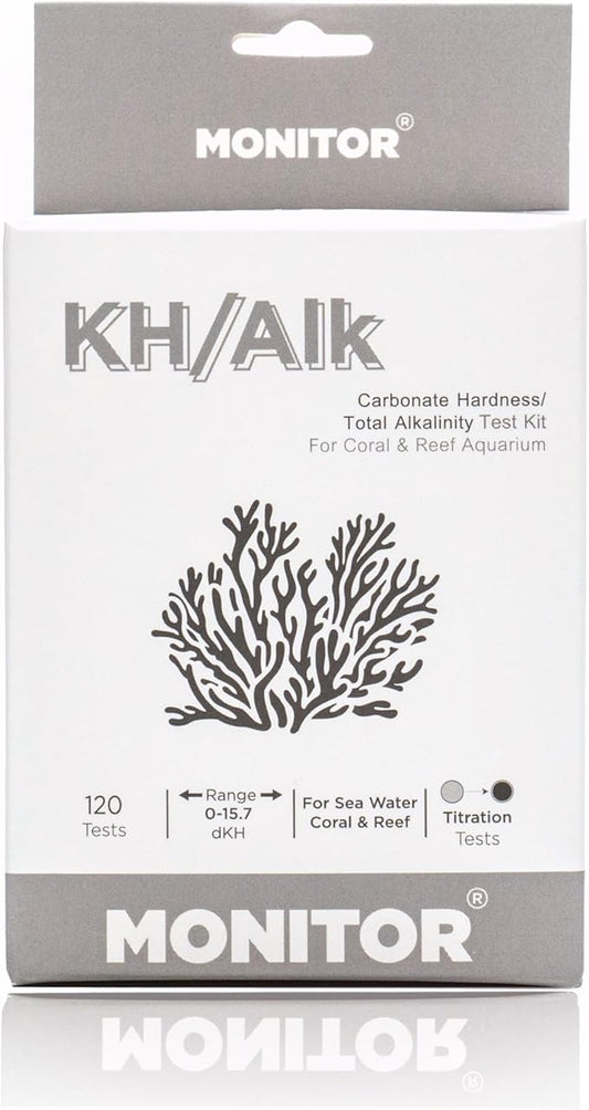Monitor Alkalinity Test KIT for Coral & Reef (120 Tests)