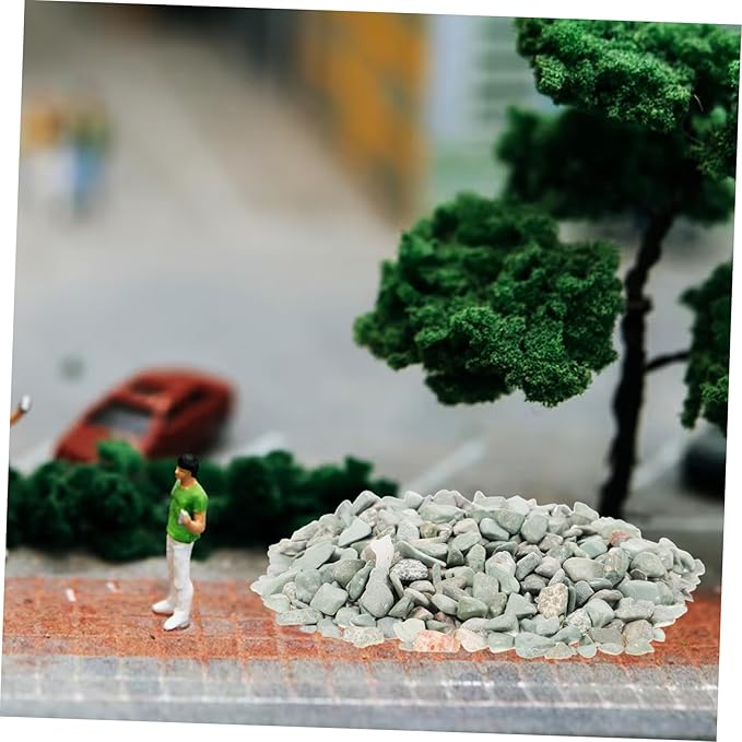 Gadpiparty 1 Landscape Sand Table Stone Rocks for DIY Micro Scenery Natural Volcanic Rock for Fish Tank Decoration Layout and Railroad Models Safe for and Easy to Use