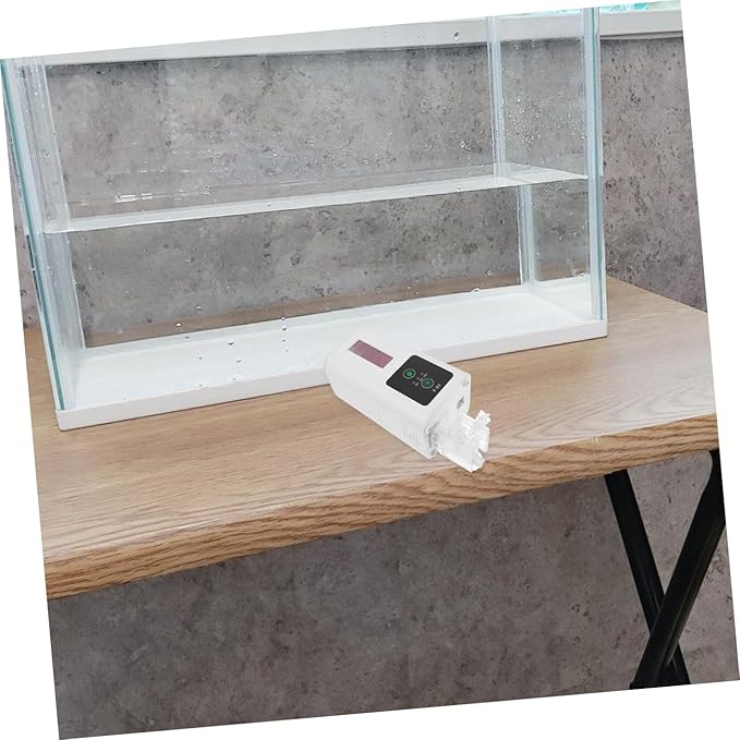 Toddmomy Automatic Fish Feeder Timer with Reusable Food Dispenser for Aquarium and Turtle Tank Portable Fish Feeding Machine and Aquarium Pets