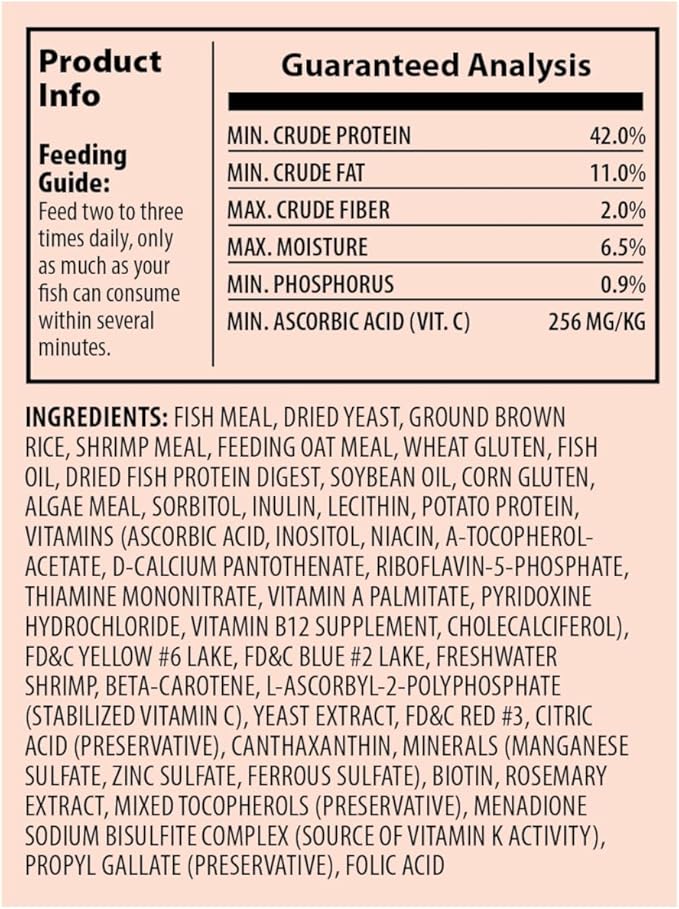Tetra Goldfish Flakes, Nutritionally Balanced Diet For Aquarium Fish, Vitamin C Enriched Flakes, 7.06 oz