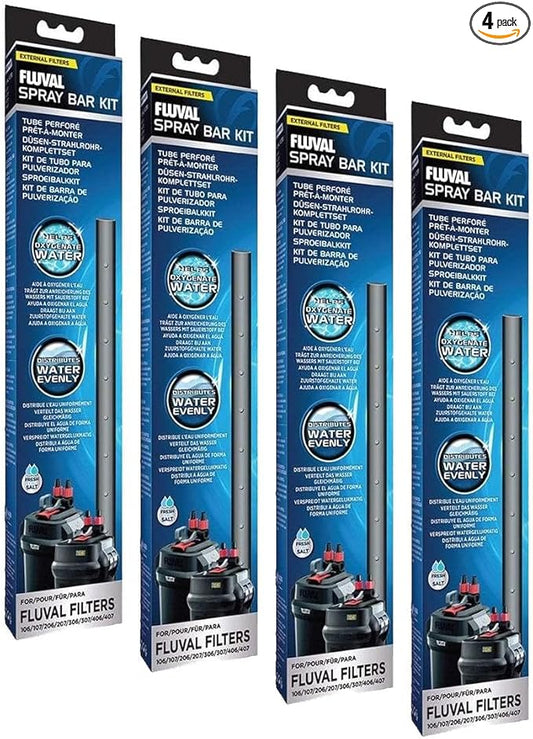 Fluval Spray Bar Kit, Aquarium Filter Accessory (Pack of 4)