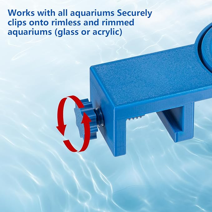 Aquarium Baffle Water Change Diffuser, Extra Large Spill-Proof Tool for Rimless & Rimmed Fish Tanks, Safely Protects Decorations, Substrate and Plants During Water Changes(Extra Large Size)