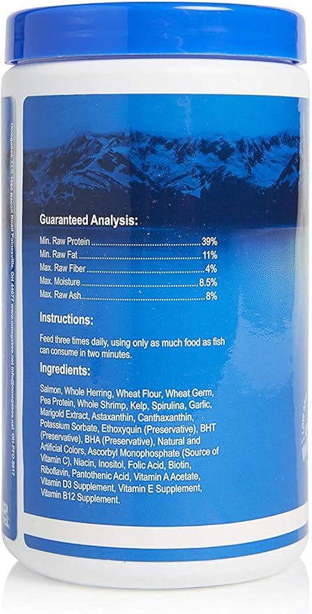 Omega One Garlic Marine Pellets, Sinking, 4mm Large Pellets, 20 oz