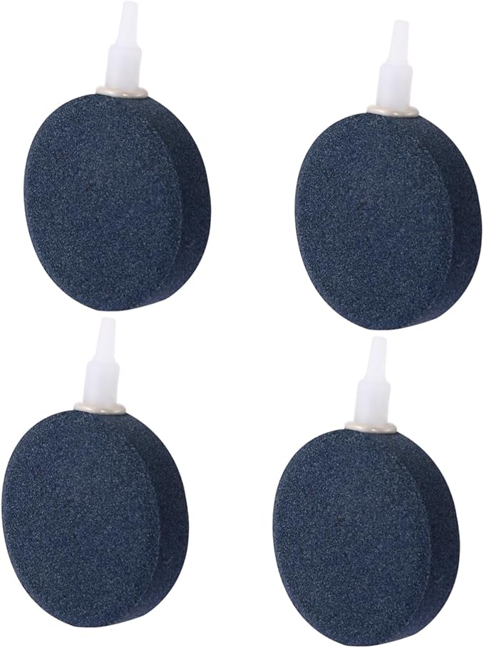 UPKOCH 4Pcs Air Bubble Stone Disc for Fish Tank Durable Oxygen Stones for Freshwater Saltwater Aquariums for and Hydroponics High Air Dispersion Corrosion
