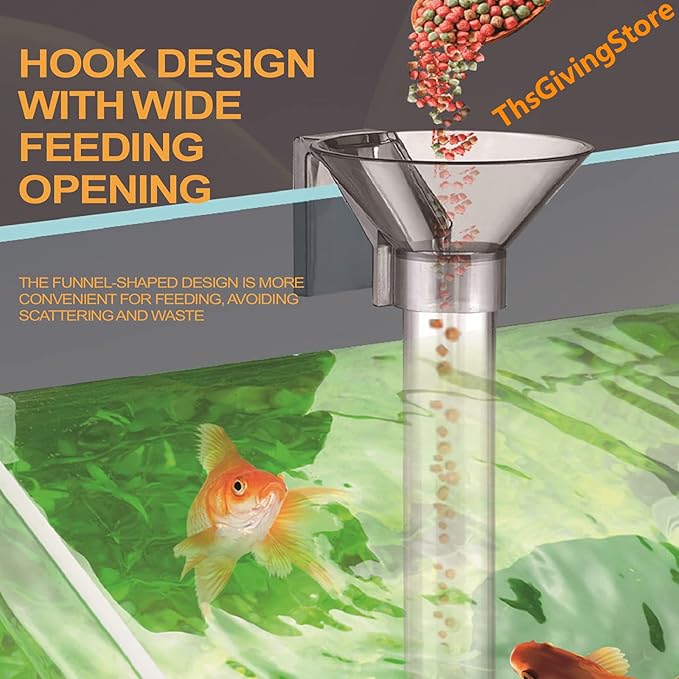 Aquarium Feeding Set - Fish & Shrimp Dish, Directional Feeding Tube, Cleaning Brush