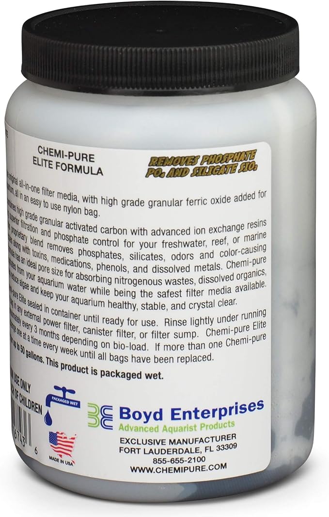 Boyd Enterprises ABE16743 Chemipure Elite for Aquarium, 11.74-Ounce