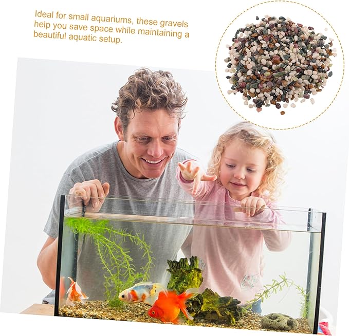 BESPORTBLE Quartz Sand Aquarium Stones Fish Tank Grit for Aquascaping Coarse Sand Stone for Decorative Bottom