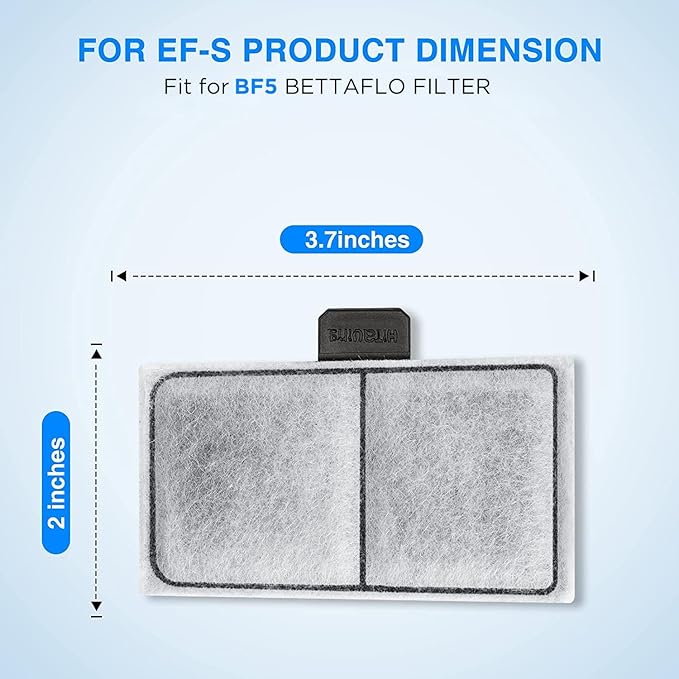 HiTauing 6 Pack EF-S Filter Cartridges for EF-S Element and BF5 BETTAFLO