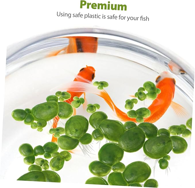 TEHAUX 36pcs Artificial Floating Duckweed Plant Artificial Foliage Pond Decor Pond Scenery Aquarium Fish Tank Decoration