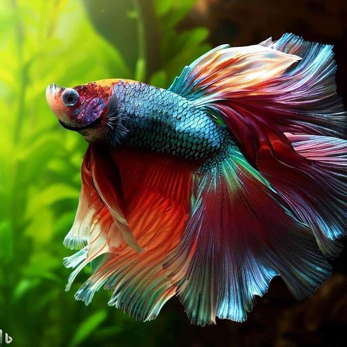 Betta Fish Ultra Red Color Enhancing 1.5mm-2mm Floating Pellets. Color Enhancing in 10-Days for Juvenile and Adult Bettas…8oz Small Jar