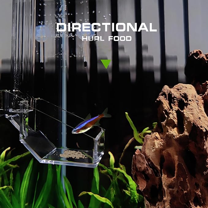 Shrimp Aquarium Feed Tube and Feeding Dish, 21cm Acrylic Fish Feeder for Shrimp Tank, Aquarium Supply for Automatic Feeding of Aquatic Pets