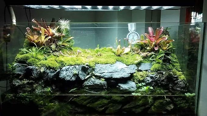 Aquarium Hood Lighting Fish Tank Light 36 inch - 46 inch for Freshwater and Saltwater Blue and White Light 90cm - 115cm