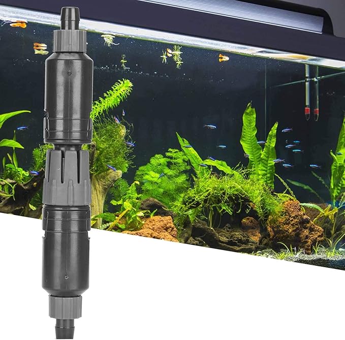 Aquarium Filter Connector Aquarium Water Control Valve Fish Hose Pipe Quick Release Double Tap Connector(/16mm)