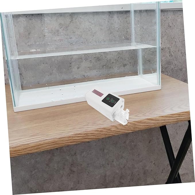 FAVOMOTO Automatic Aquarium Feeder Fish Food Dispenser with Timer for Turtle and Fish Tank Feeding, Electric Feeding Tool for Home Aquarium Supplies, Battery Not Included