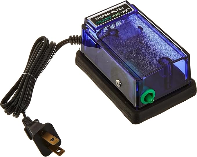 Penn-Plax Silent-Air Aquarium Air Pump - 20 Gal