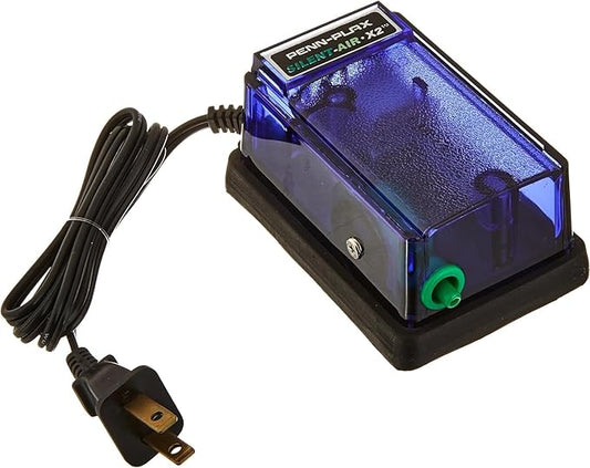 Penn-Plax Silent-Air Aquarium Air Pump - 20 Gal