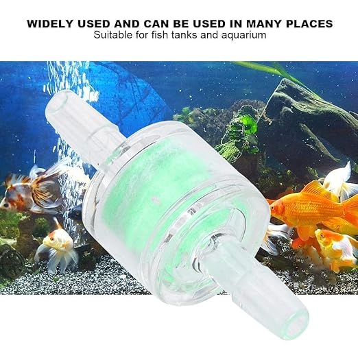 Silicone Tube Filter, 10pcs ABS Green Aquarium Water Pump Silicone Tube Filter, Fish Tanks Hose Cleaning Filtration Supplies for Aquarium, Fish Tanks(4mm)