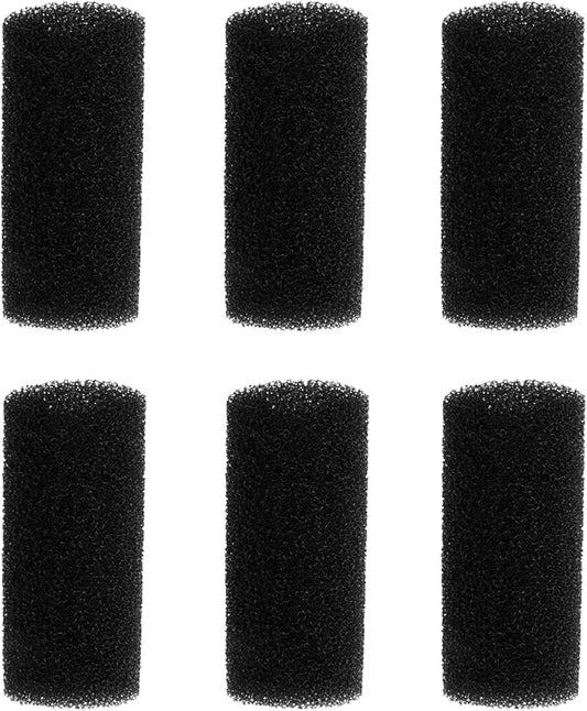 Bilindasly 6PCS Pre Filter Sponge Aquarium Filter Intake Cover Aquarium Filter Sponge Foam Rolls Accessories for Aquarium Fish Tank, Small Hole