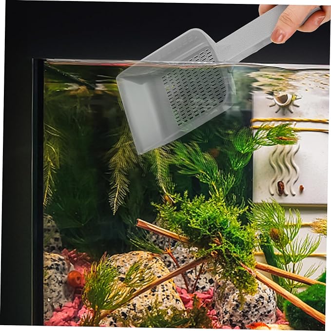 BESPORTBLE 2pcs Aquarium Sediment Cleaning Shovel Practical Design for Fish Tank Sand Gravel Removal Comfortable Grip Tool for Aquarium Maintenance and Sediment Clearing
