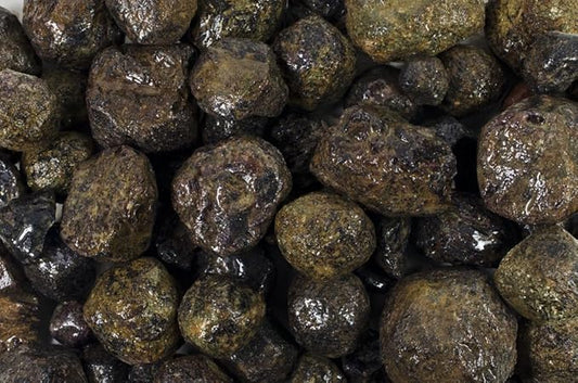 Fantasia Materials: 3 lbs Large Mud Garnet Rough Stones from India