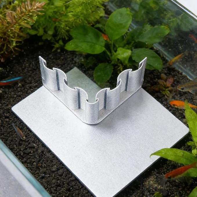 Aquarium Substrate Barrier Divider | Fish Tank Sand Screen Fence for Landscaping, Decorative Board to Separate Gravel & Soil Layers in Aquariums, Terrariums & Planted Tanks Setup