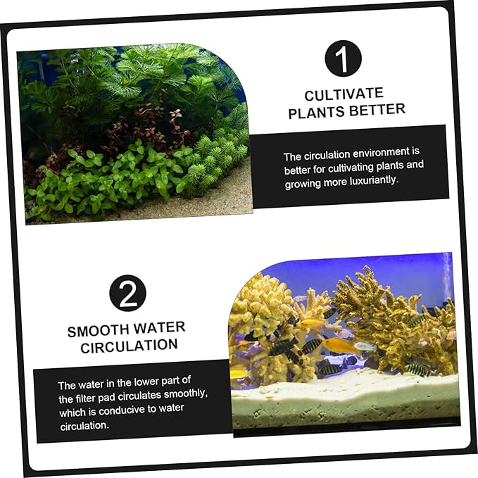 BESPORTBLE 10pcs Aquarium Filtering Plates Durable Sand Dividing Boards for Fish Tank Isolation Multi Design for Enhanced Water Permeability Easy DIY Setup for Optimal Aquascaping