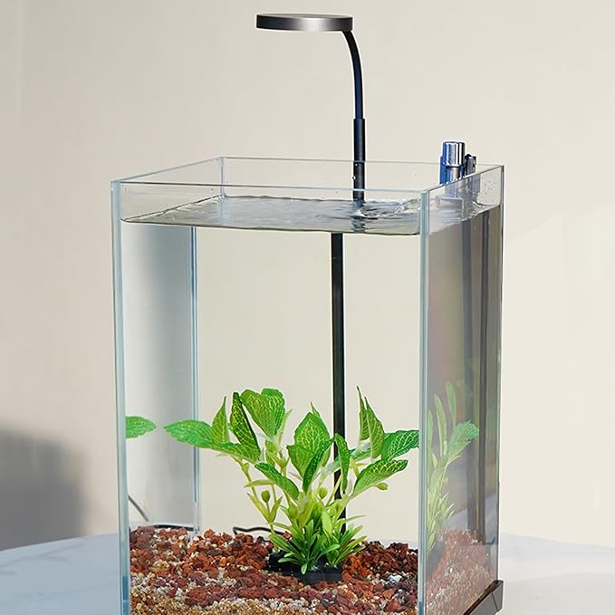 2 Piece Faux Fish Tank Betta Artificial Plants Small Soft Fake Plastic Aquarium Plants Silk Realistic Decorations