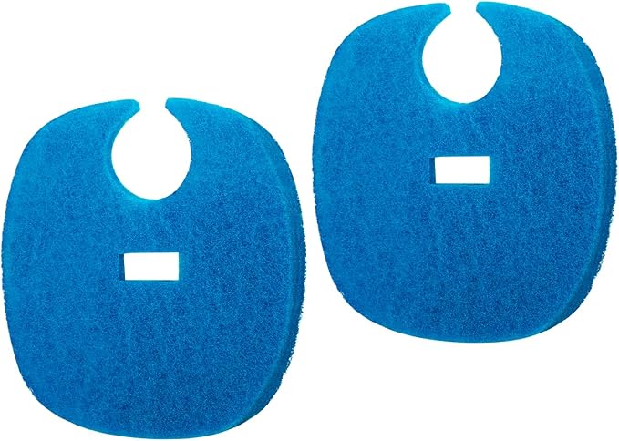 2 Pcs Coarse Sponge Filter Media Replacement for AquaTop Coarse Blue Filter Sponge Pad, Fits for Forza FZ9 Canister Filter, Traps Large Waste for Cleaner Water, for Fresh & Saltwater Fish Tank