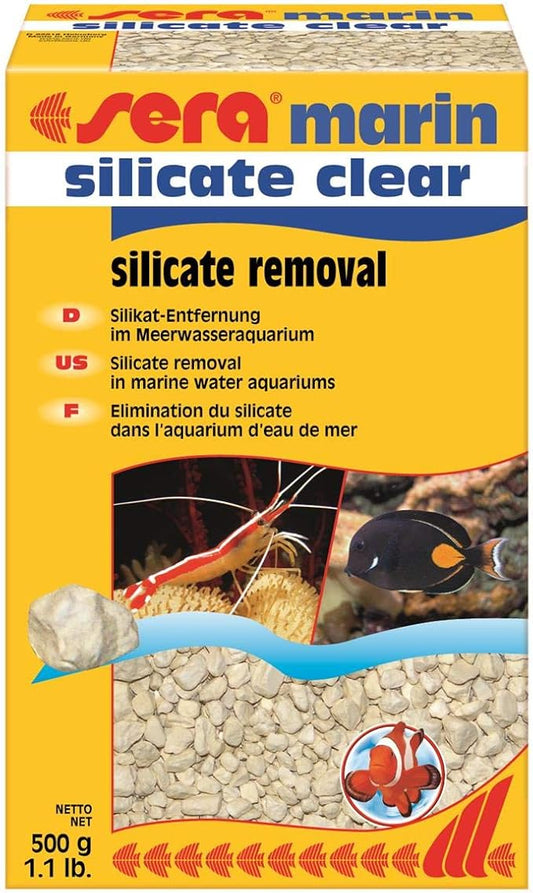 sera Marin Silicate Clear 500 g, 1.1 lb. Aquarium Filter Accessories