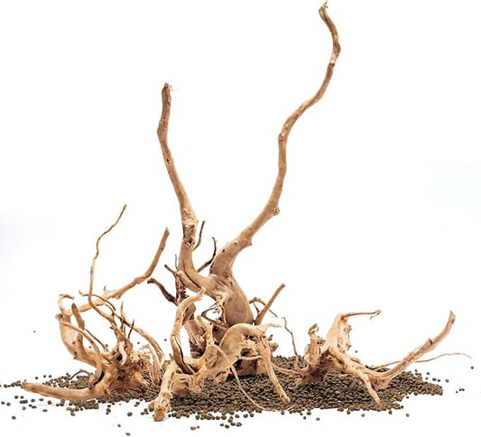 Ultum Nature Systems Driftwood - Spider Drift Wood for Fish Tank, Planted Tank, Terriarium, Paludarium - Versatile Natural Driftwood Decor, Events Wood Centerpiece - Spider Wood, M 12-15", 3 Pack