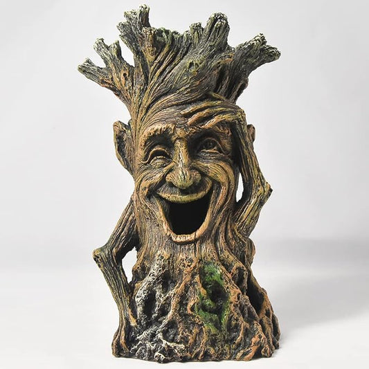 Fish Tank Accessories-Hollow Tree Trunk Aquarium Decorations Disney Aquarium Decorations for Betta Hideout Caves Large Aquarium Décor Thematic Ornaments