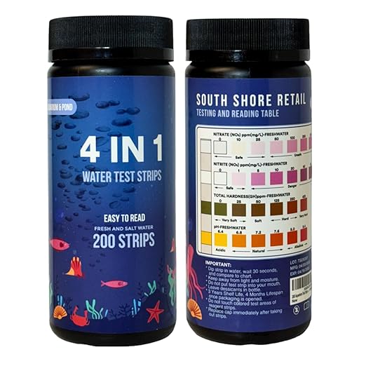 South Shore Retail - 200 Aquarium Test Strips - for Fish Tank or Pond - Lowest Price Per Strip On Amazon! - High Accuracy - Tests for Nitrate, Nitrite, PH, and Water Hardness - Aquarium Water Test Kit