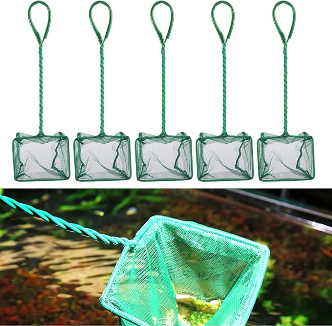 balacoo Fish Catching Net Shrimp Net Fish Aquarium Spoon Mesh Shrimp Catching