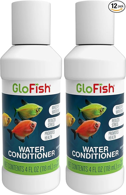 GloFish Water Conditioner 4 Ounces, Makes Tap Water Safe for Aquariums (Pack of 2)