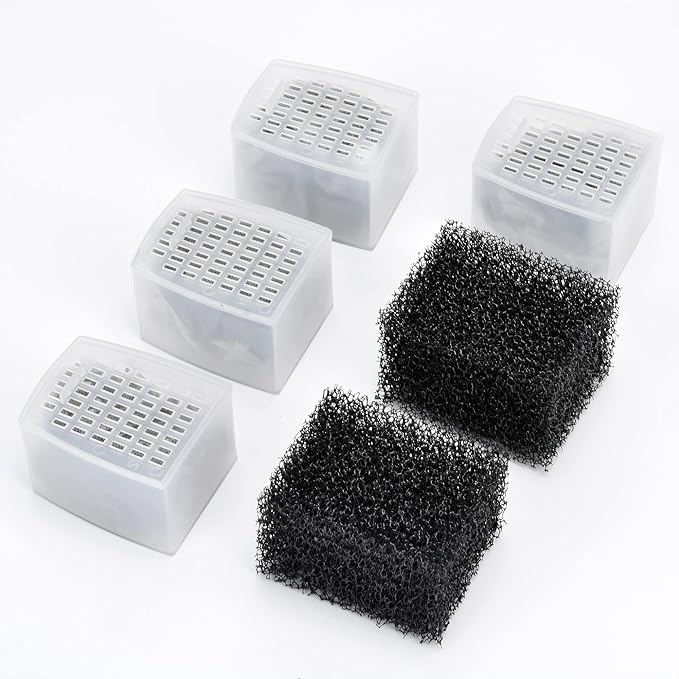 NICREW Replacement Cartridge Fish Tank Filter Magi 700, Aquarium Filter Foam and Active Carbon