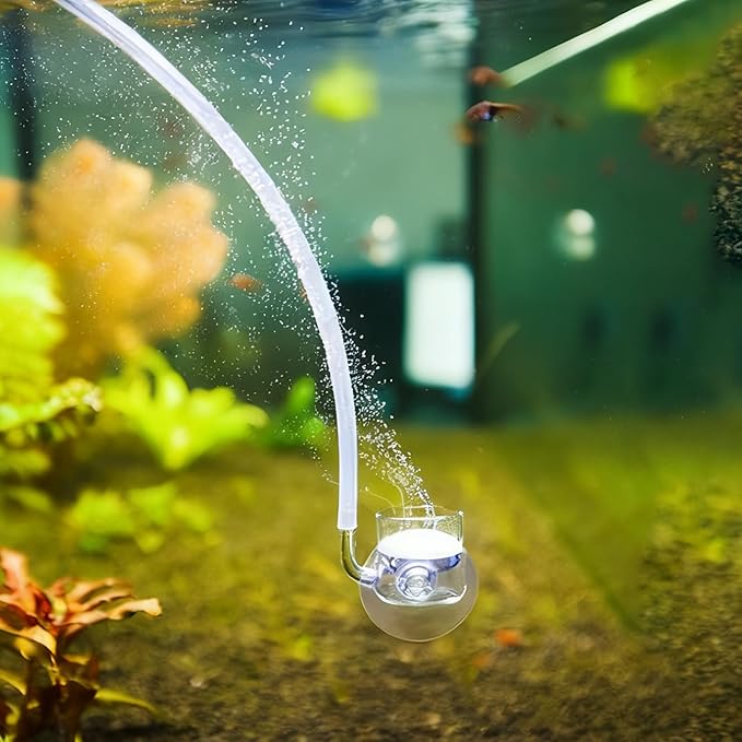 Aquarium Tubing, Airline Tubing, Standard 3/16” Air Hose Clear and Flexible – Resists Kinking, for Fish Tank Air Pump,Hydroponics and Pond (6 Feet)