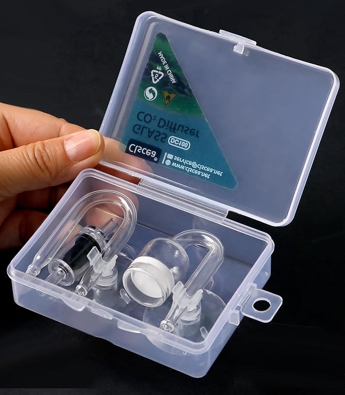 Aquarium Glass CO2 Diffuser + Glass CO2 Drop Checker