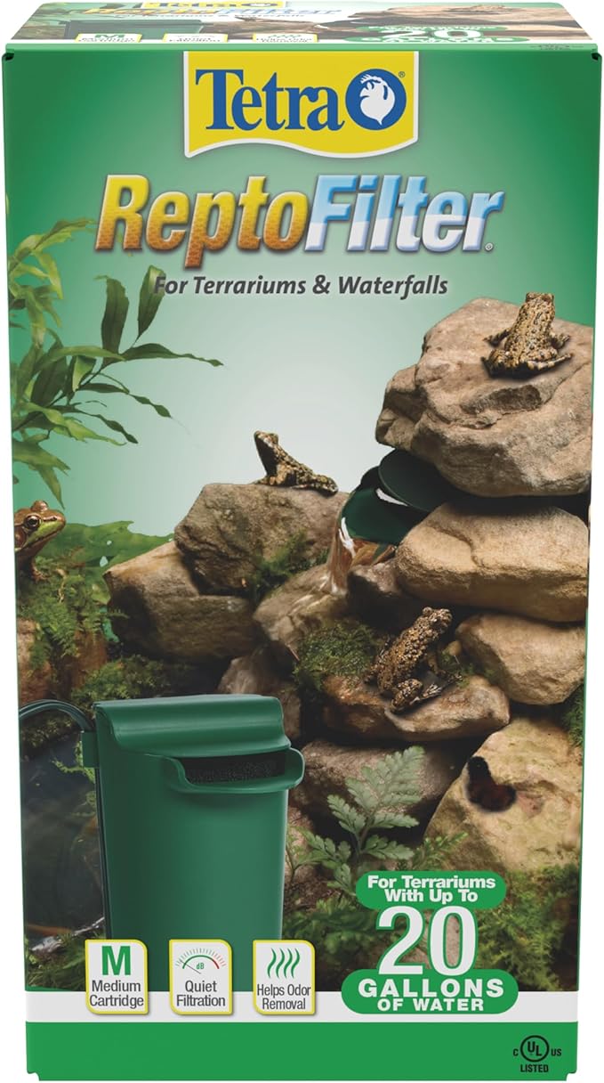 Tetra ReptoFilter, Terrarium Filtration, Keeps Water Clear