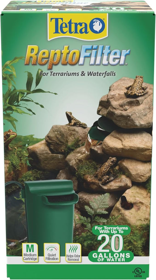 Tetra ReptoFilter, Terrarium Filtration, Keeps Water Clear