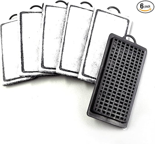 Finnex Carbon Filter Cartridge Pad, Nano Filter, Fits PF-7 and PF-5, 6 Pack