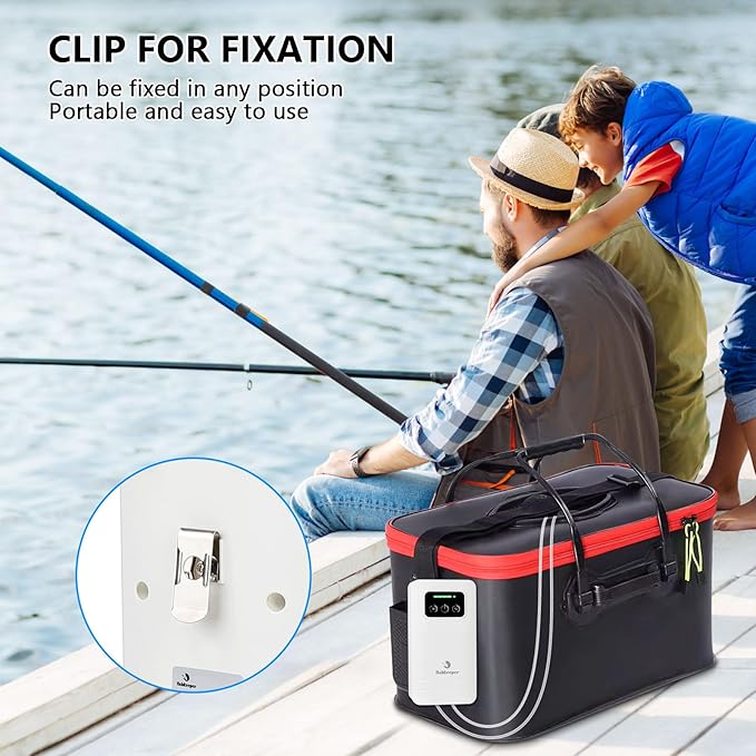 fishkeeper air Pump+Aquarium Bubbler Light