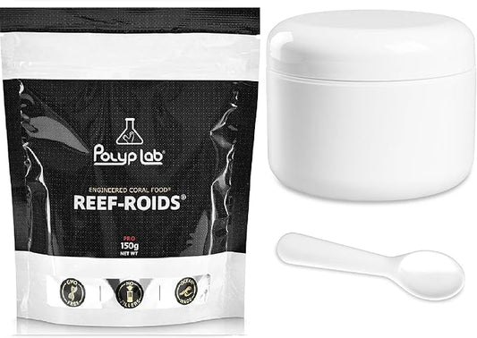 Polyp Lab Polyplab Reef-Roids 150g Spoon Jar Bundle Reefroids Coral Fish Food