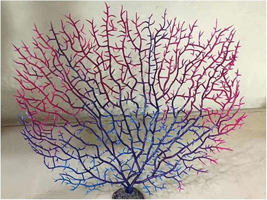 Lily Brown Artificial Coral Branch Faux Coral Aquariums Ornament Fish Tanks Landscape Sea Fan Coral Decorations Artificial Coral Branch