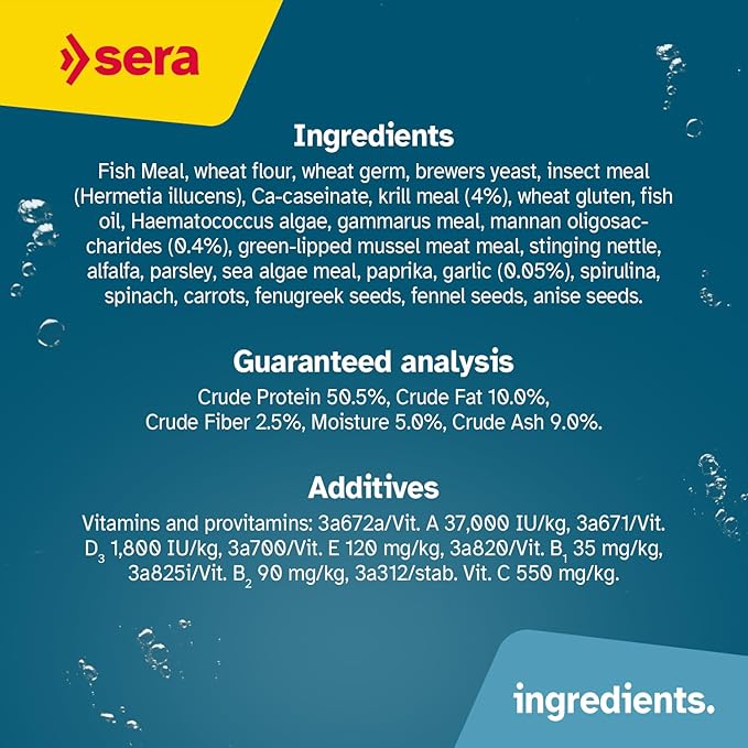 Sera Discus Granules 1000ml (14,8 fl oz) | Main Feed for All Discus & Ornamental Fish | Rich in Aquatic Proteins & Minerals | No Dyes or Preservatives | Boosts Growth