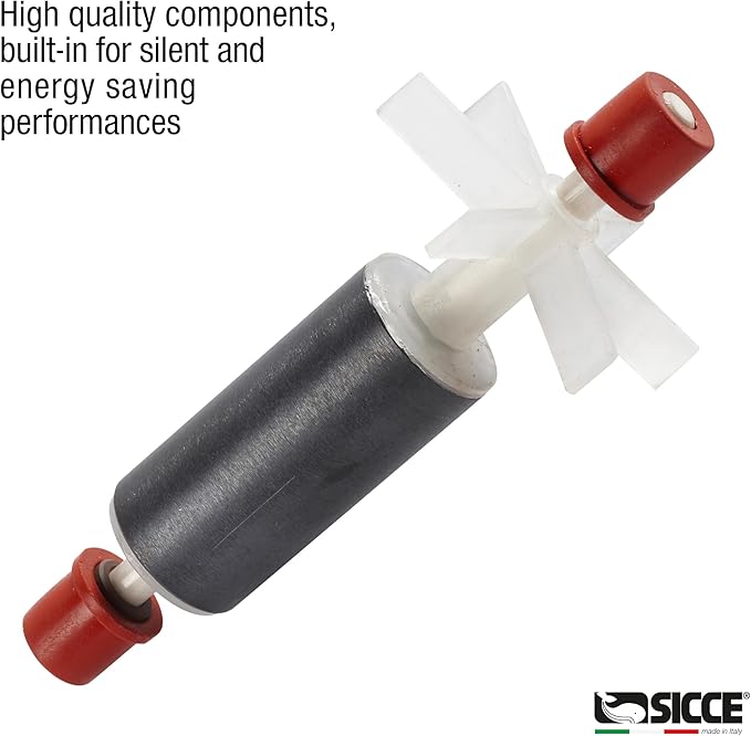 SICCE Syncra Silent 2.0 Multifunction 568 GPH Submersible Water Pump | Italian Made 35W Ultra Quiet Durable Aquarium Fish Tank, Fountain, Pond, Hydroponics, Terrarium Black | Freshwater & Saltwater